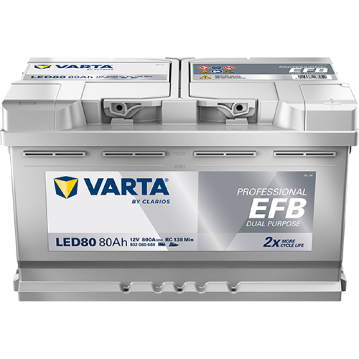 VARTA PROFESSIONAL EFB 80Ah, 800A