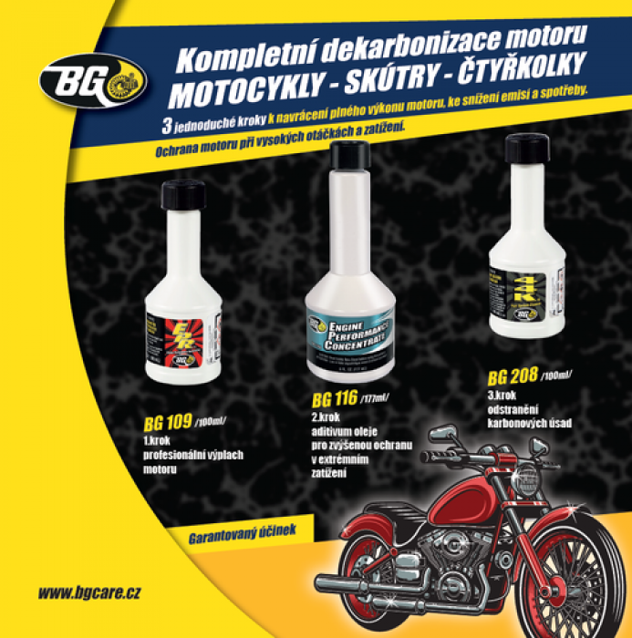 BG 6900 KIT dekarbonizační sada BG109 + BG 116 + BG 208