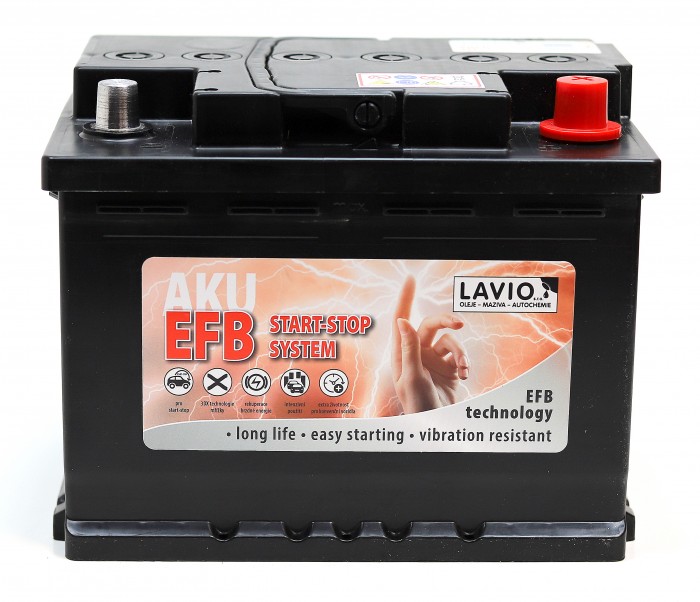 Lavio EFB AKU 12V/60Ah; 620A; START-STOP