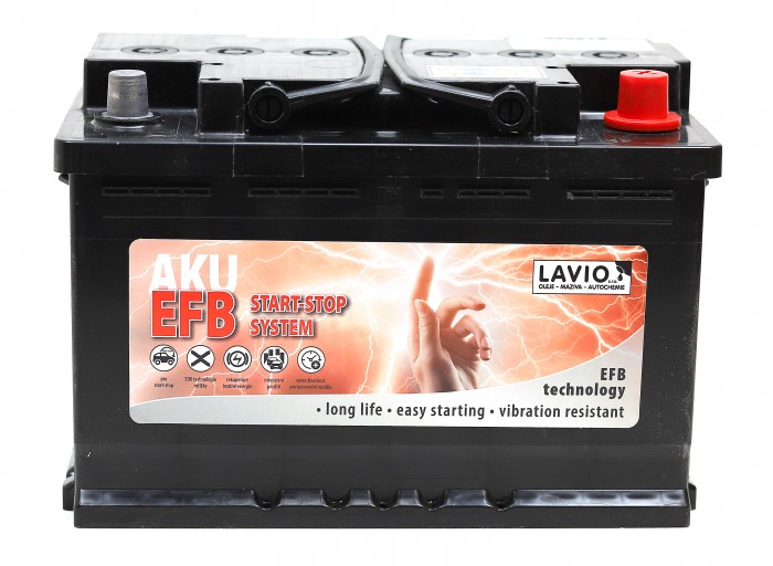 Lavio EFB AKU 12V/70Ah; 720A; START-STOP