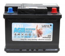 Lavio AGM AKU 12V/60Ah; 680A; START-STOP