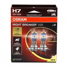 žárovka OSRAM 12V/H7 NIGHT BREAKER 220 +220% sada