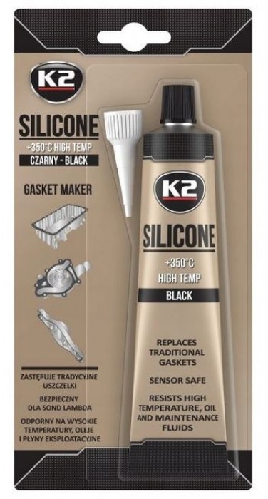 K2 SILICONE BLACK +350°C